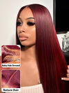 Elite Human Hair Collection Straight Wig